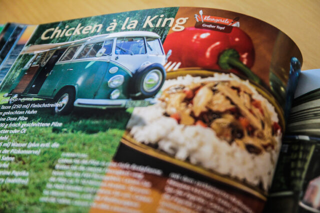 VW-Bulli Kochbuch Chicken à la King