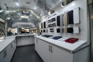 Tesla Airstream Mobile Design Studio