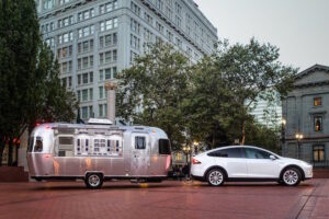 Tesla Airstream Mobile Design Studio
