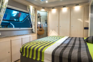 Glamping Volkner Mobil Performance Schlafzimmer