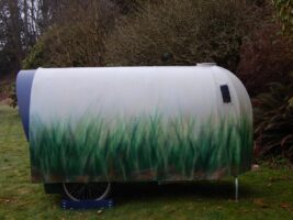 Micro Airstream Bike Camper (c) Paul Elkins