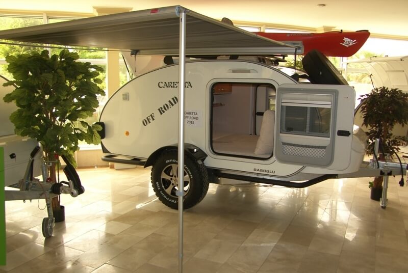 Caretta Offroad Caravan mit Markise