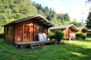 Mobile Homes auf Campingplatz in Frankreich