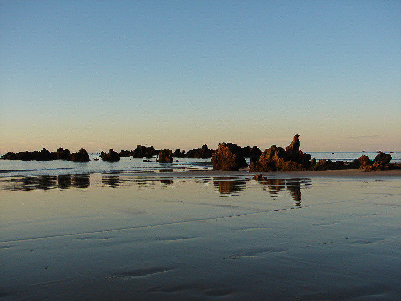 Abendstimmung am Playa de Trengadin, Spanien