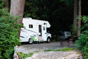 Stellplatz auf dem Porteau Cove Campground, Kanada