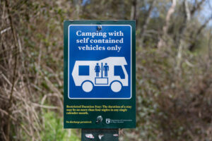 Selfcontained Sign in Neuseeland