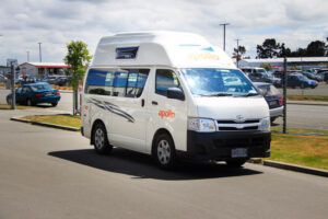 Ein kleiner Camerpvan in Neuseeland