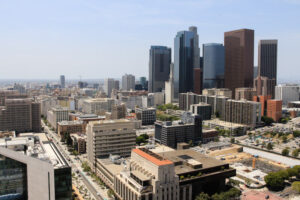 Ein Blick auf Los Angeles Downtown