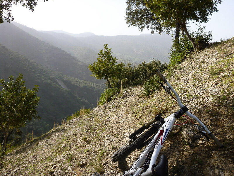 Mountainbiken in Grazalema, Spanien
