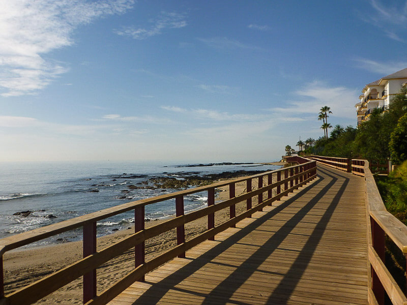 Der Senda Litoral bei Mijas in Andalusien