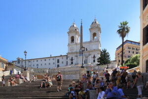 Die spanische Treppe in Rom