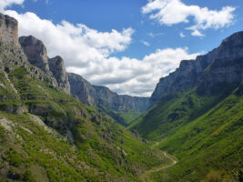 Die Vikos-Schlucht in Griechenland
