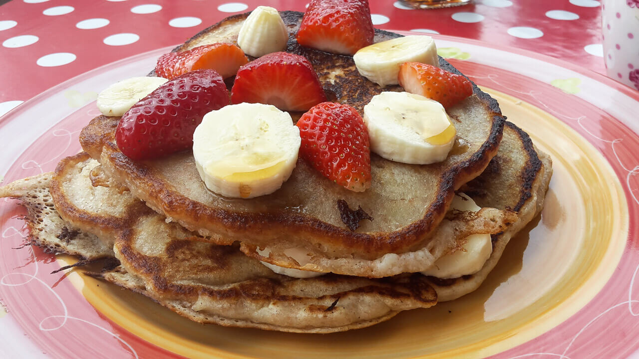 Bananen Pfannekuchen als Kinderfrühstück
