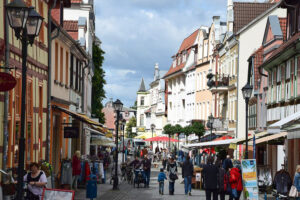 Die Innenstadt von Müritz