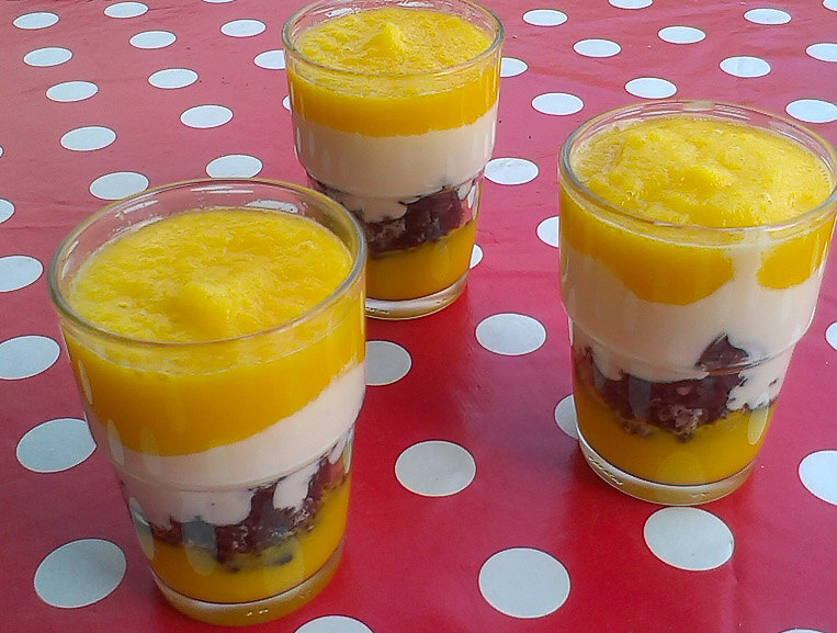 Orenmango als Kinderfrühstück
