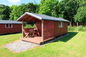 Camping in Hütten in Dänemark