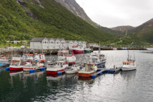 Ein Fischerdorf in Norwegen