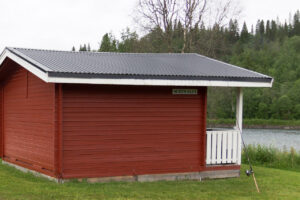 Campinghütte für Angler