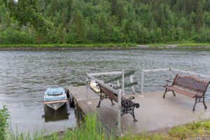 Bootsverleih auf einem Campingplatz in Norwegen