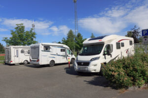 Stellplatz in Trondheim, Norwegen