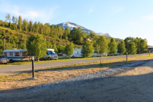 Camping in Norwegen auf einem privaten Campingplatz