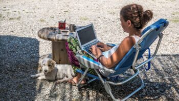 Arbeiten unterwegs Brennstoffzelle
