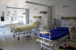 Zimmer im Krankenhaus