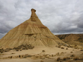 Die Felsformation Castil de Tierra in Spanien
