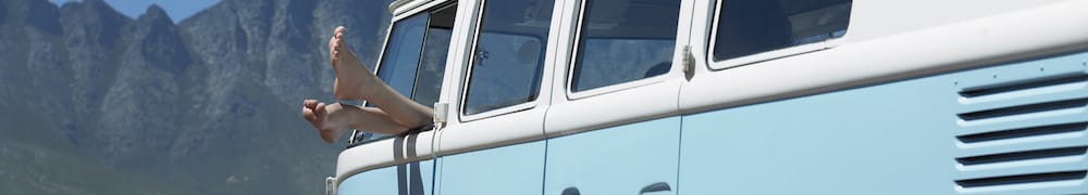 VW-Bus, Zelt oder Wohnmobil - nur du entscheidest, wie du deinen Urlaub verbringen willst!
