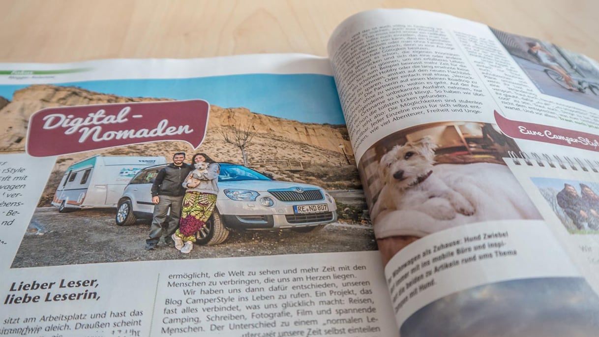 Neue CamperStyle-Kolumne im Magazin „Camping, Cars & Caravans“