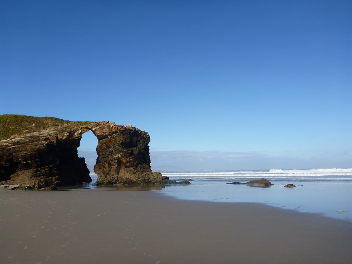 Interessante Routen in Nordspanien zum Nachfahren: Asturien und Galicien 16 Playa Catedrales in Galicien auf der Route zum Nachfahren durch Nordspanien