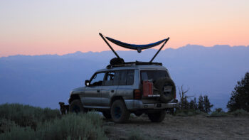 Die Roof Top Hammock als Hängematte in der Wildnis