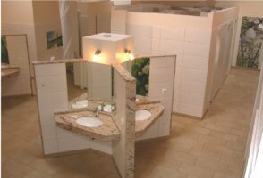 Ein Luxusbad auf dem Campingplatz Luxusoase