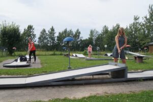 Minigolfbahnen auf dem Luxuscampingplatz Luxusoase