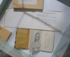 Blick auf die Ausstellung des Picasso Museums in Katalonien