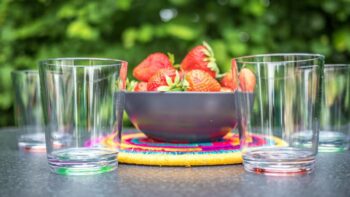 Wasser- und Saft - Glaeser die nicht verrutschen von Silwy