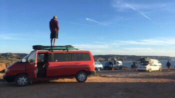 Camping in Portugal am Strand