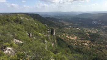 Camping in Portugal mit Blick auf die traumhafte Landschaft