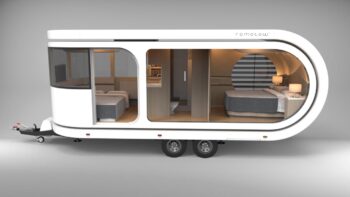 Küche und Schlafzimmer im Romotow