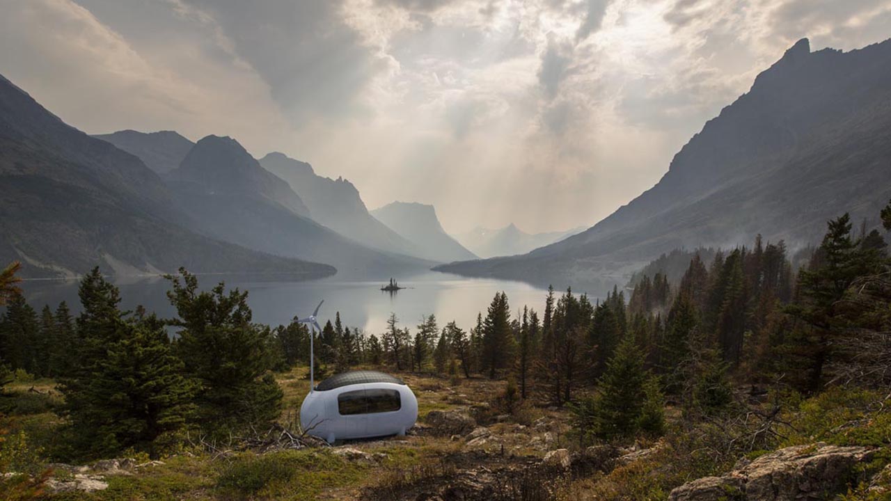 Ecocapsule – ein autarkes Ei mit Wind und Sonne