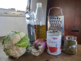Zutaten vegane campingkueche