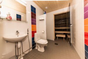 Badezimmer im Kelo-Glas-Iglu