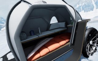 Inneneinrichtung vom FUTURELIGHT Camper