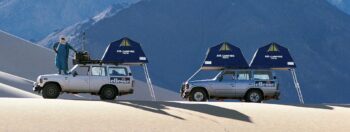 Outdoor-Expedition mit Dachzelt