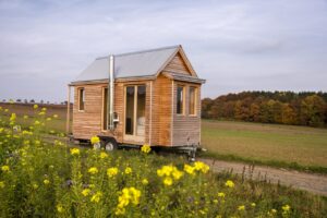 Tiny House mit Kamin