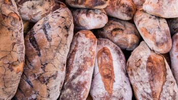 Brot auf den Märkten in Frankreich