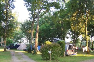 Camping Le Pin Stellplaetze und Zeltplaetze im Gruenen auf dem Campingplatz