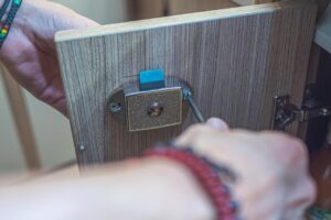 Push Lock Campingfahrzeug austauschen neues Schloss einsetzen