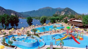 Poollandschaft Fünf Sterne Camping Village Isolino