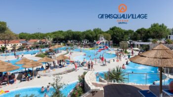 Wassererlebniswelt auf dem CaPasquali Village einem Fünf Sterne Campingplatz in Europa